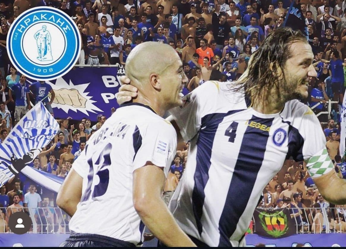 Pablo Lima playing for Iraklis Thessaloniki